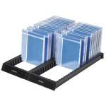 Hama CD Flipper 44, stojan na 44 CD (2x 22 CD), plastový, čierny