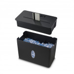 Hama Safe X40-B, skartovačka, krížový rez, 4 listy, bezpečnostná úroveň P4 T4 E3, čierna