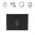 Hama Safe X40-B, skartovačka, krížový rez, 4 listy, bezpečnostná úroveň P4 T4 E3, čierna