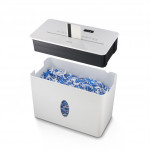 Hama Safe X40-W, skartovačka, krížový rez, 4 lisy, bezpečnostná úroveň P4 T4 E3, biela