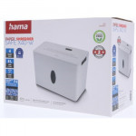 Hama Safe X40-W, skartovačka, krížový rez, 4 lisy, bezpečnostná úroveň P4 T4 E3, biela