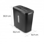Hama Safe X50, skartovačka, krížový rez, 5 listov, bezpečnostná úroveň P4 T4 E3