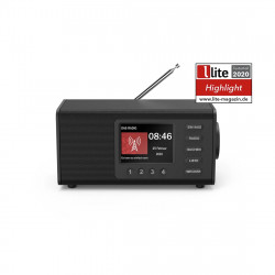 DR1000 Digital Radio, FM/DAB/DAB+, black