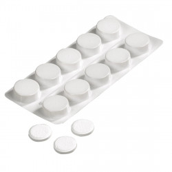 Cleaning Tablets f. Coffee Machine, Universal Coffee Grease Remover, 10 Tabs
