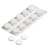 Cleaning Tablets f. Coffee Machine, Universal Coffee Grease Remover, 10 Tabs