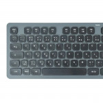USB klávesnica CK-400, podsvietená, káblová, čierna, QWERTZ CZ