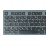 USB klávesnica CK-400, podsvietená, káblová, čierna, QWERTZ CZ