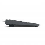 USB klávesnica CK-400, podsvietená, káblová, čierna, QWERTZ CZ
