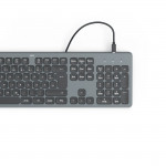 USB klávesnica CK-400, podsvietená, káblová, čierna, QWERTZ CZ