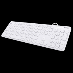 KC-500 Keyboard, Cabled, white, CZ