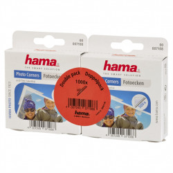 Hama fotorožky samolepiace, transparentné, 2x500 ks (dvojité balenie) Hama fotorožky samolepiace, transparentné, 2x500 ks (dvojité balenie)