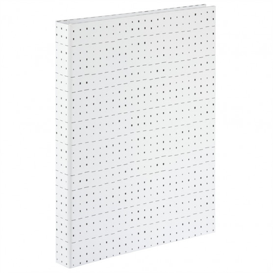 Hama album klasický špirálový GRAPHIC Squares 19x24,5 cm, 40 strán, biele listy