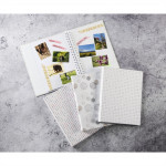 Hama album klasický špirálový GRAPHIC Dots 19x24,5 cm, 40 strán, biele listy