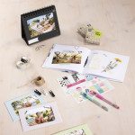 Hama kreatívny set - špirálový album + 3 hárky nálepiek (denník DIY)