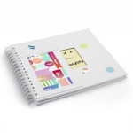 Hama kreatívny set - špirálový album + 3 hárky nálepiek (denník DIY)