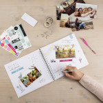 Hama kreatívny set - špirálový album + 3 hárky nálepiek (denník DIY)