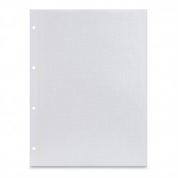 Hama fotokartón s pergamenom, 23,3 x 31 cm, dierovaný, 25 listov, biela
