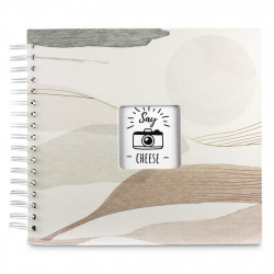 Hama album klasický špirálový WATERCOLOR 28x24 cm, 50 strán, hnedý