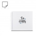 Hama album klasický špirálový Good Things HAPPY 28x24 cm, 50 strán