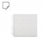 Hama album klasický špirálový CONFETTI 28x24 cm, 50 strán