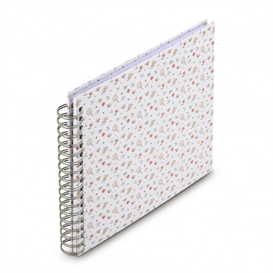 Hama album klasický špirálový FLORAL 28x24 cm, 50 strán
