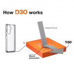 Hama Extreme Protect, kryt pre Samsung Galaxy A57 5G, D3O®, nezažltne, priehľadný Hama Extreme Protect, kryt pre Samsung Galaxy A57 5G, D3O®, nezažltne, priehľadný