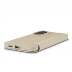 Hama Fantastic Feel, puzdro-knižka pre Samsung Galaxy A57 5G, hebký povrch, béžové