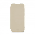 Hama Fantastic Feel, puzdro-knižka pre Samsung Galaxy A37 5G, hebký povrch, béžové