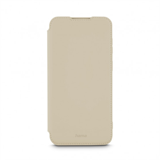 Hama Fantastic Feel, puzdro-knižka pre Samsung Galaxy A37 5G, hebký povrch, béžové
