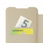 Hama Fantastic Feel, puzdro-knižka pre Samsung Galaxy A37 5G, hebký povrch, béžové