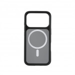 Black Rock Hybrid Case, kryt pre Apple iPhone 17 Pro, magnetický, matný, polopriehľadný čierny