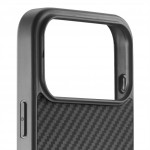 Black Rock Robust Carbon, kryt pre Apple iPhone 17 Pro, magnetický, karbónový vzhľad, čierny