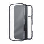 Black Rock 360° Glass, kryt pre Apple iPhone 17 Pro, sklenený, predný+ zadný diel, priehľadný/čierny Black Rock 360° Glass, kryt pre Apple iPhone 17 Pro, sklenený, predný+ zadný diel, priehľadný/čierny