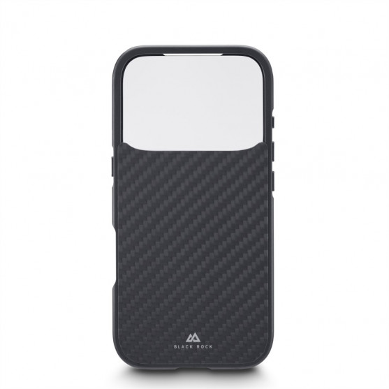 Black Rock 360° Glass, kryt pre Apple iPhone 17 Pro, sklenený, predný + zadný diel, karbónová úprava Black Rock 360° Glass, kryt pre Apple iPhone 17 Pro, sklenený, predný + zadný diel, karbónová úprava