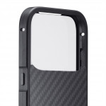 Black Rock 360° Glass, kryt pre Apple iPhone 17 Pro, sklenený, predný + zadný diel, karbónová úprava Black Rock 360° Glass, kryt pre Apple iPhone 17 Pro, sklenený, predný + zadný diel, karbónová úprava