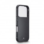 Black Rock 360° Glass, kryt pre Apple iPhone 17 Pro, sklenený, predný + zadný diel, karbónová úprava Black Rock 360° Glass, kryt pre Apple iPhone 17 Pro, sklenený, predný + zadný diel, karbónová úprava