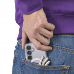 Hama Extreme Protect, kryt pre Samsung Galaxy S25 FE, magnetický, D3O®, nezažltne, priehľadný