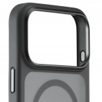 Black Rock Hybrid Case, kryt pre Apple iPhone 17 Pro Max, magnetický, matný, polopriehľadný čierny