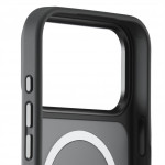Black Rock Hybrid Case, kryt pre Apple iPhone 17 Pro Max, magnetický, matný, polopriehľadný čierny