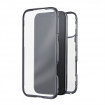 Black Rock 360° Glass, kryt pre Apple iPhone 17 Pro Max, sklenený, predný+zadný diel, priehľ./čierny Black Rock 360° Glass, kryt pre Apple iPhone 17 Pro Max, sklenený, predný+zadný diel, priehľ./čierny