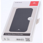 Black Rock Slim Folio, puzdro-knižka pre Apple iPhone 17 Pro Max, čierne