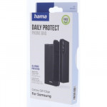 Hama Daily Protect, puzdro-knižka pre Samsung Galaxy S25 Edge, funkcia stojanu, čierne