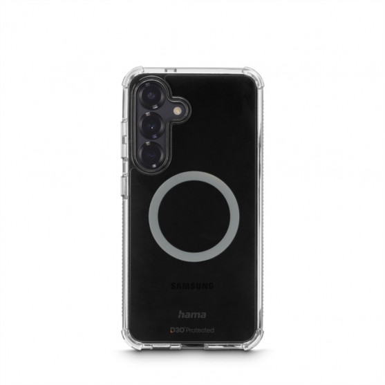 Hama Extreme Protect, kryt pre Samsung Galaxy S25, magnetický, D3O®, nezažltne, priehľadný
