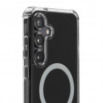 Hama Extreme Protect, kryt pre Samsung Galaxy S25, magnetický, D3O®, nezažltne, priehľadný