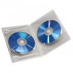Hama obal na 2 DVD, transparentný, 5 ks
