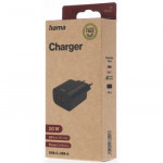 Hama rýchla USB nabíjačka USB-C + USB-A, PD/QC, 20 W, Ecosential