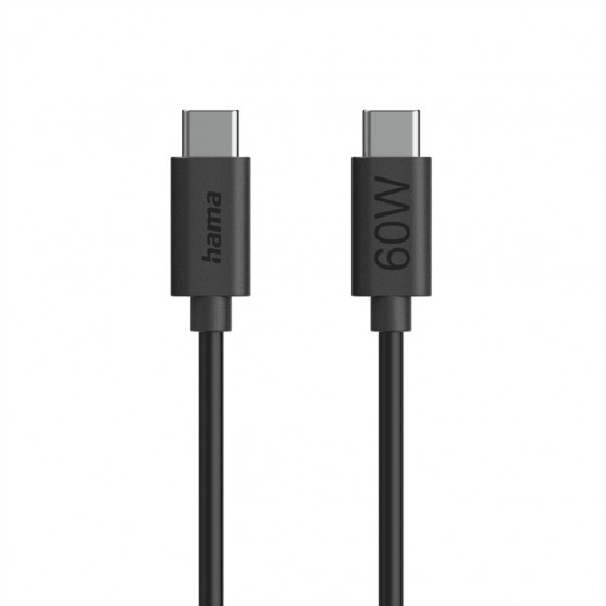 USB-Cable,USB-C-USB-C,1.2 m,bk