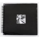 Hama album klasický špirálový FINE ART 28x24 cm, 50 strán, čierny