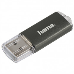 Hama USB FlashPen Laeta, USB 2.0, 16 GB, 10 MB/s, šedý