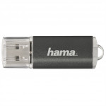 Hama USB FlashPen Laeta, USB 2.0, 16 GB, 10 MB/s, šedý